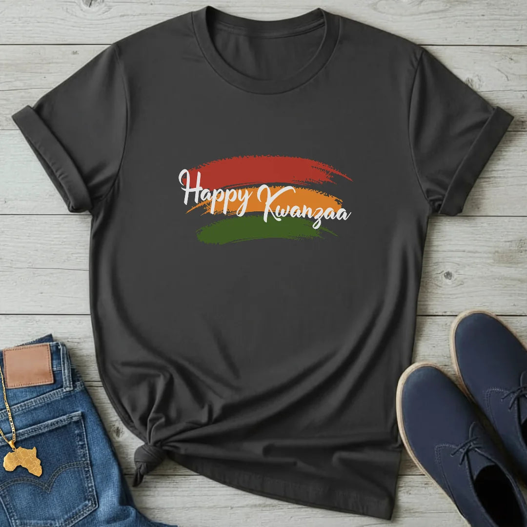 Kwanzaa Brushstroke T-Shirt