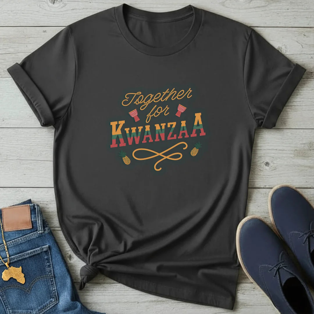 Kwanzaa Together Badge T-Shirt
