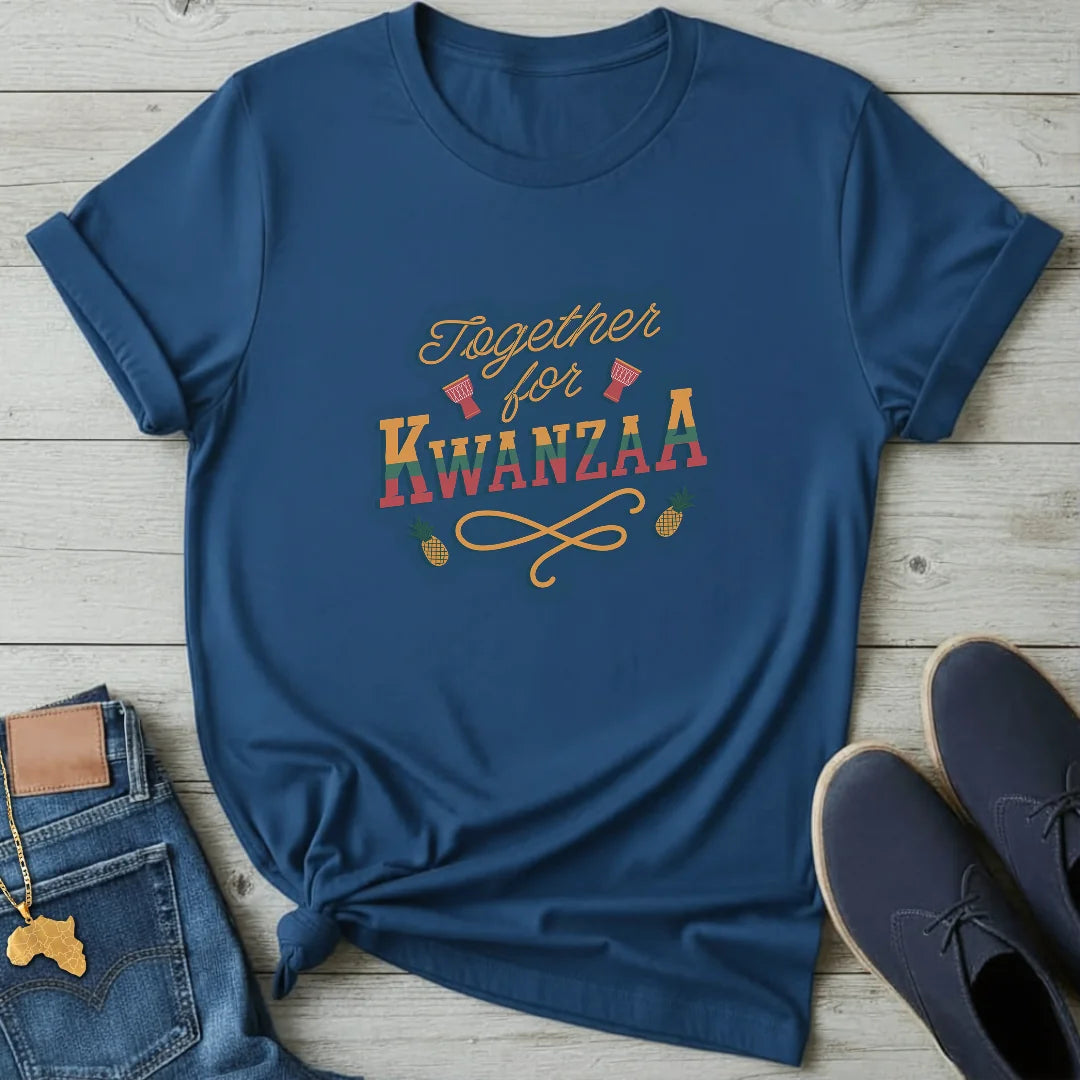 Kwanzaa Together Badge T-Shirt