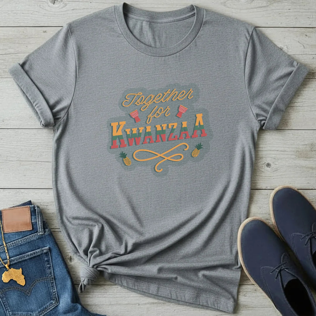Kwanzaa Together Badge T-Shirt