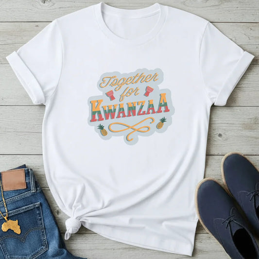 Kwanzaa Together Badge T-Shirt