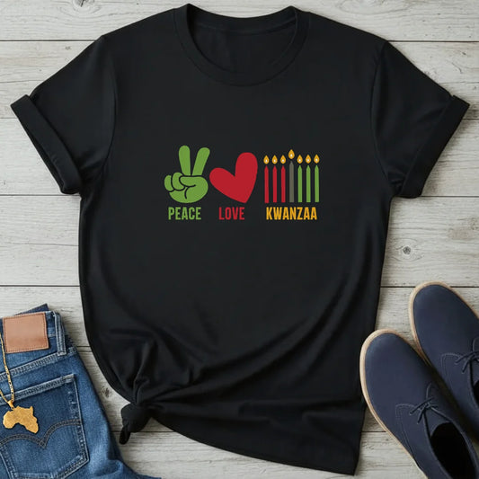 Peace Love Kwanzaa T-Shirt