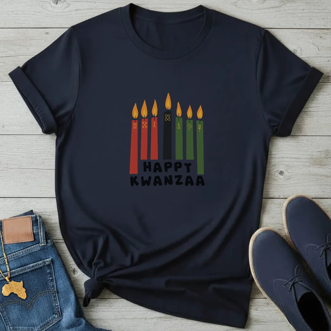 Happy Kwanzaa Candles T-Shirt