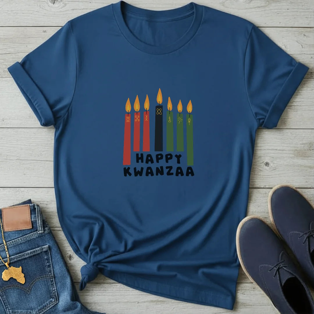 Happy Kwanzaa Candles T-Shirt