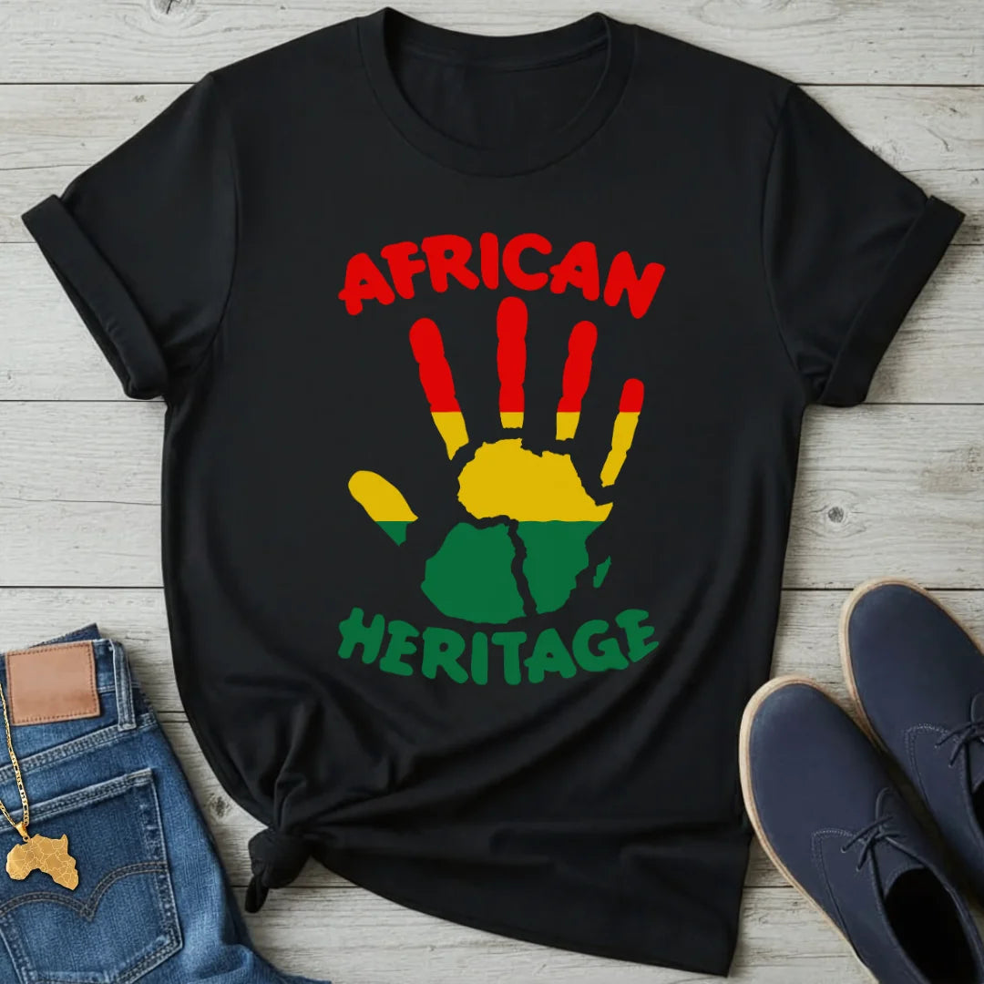 African Heritage Imprint T-Shirt