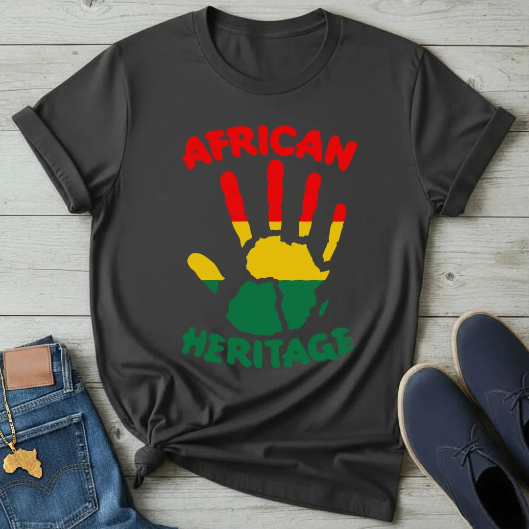 African Heritage Imprint T-Shirt