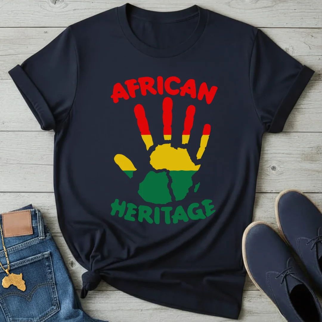 African Heritage Imprint T-Shirt