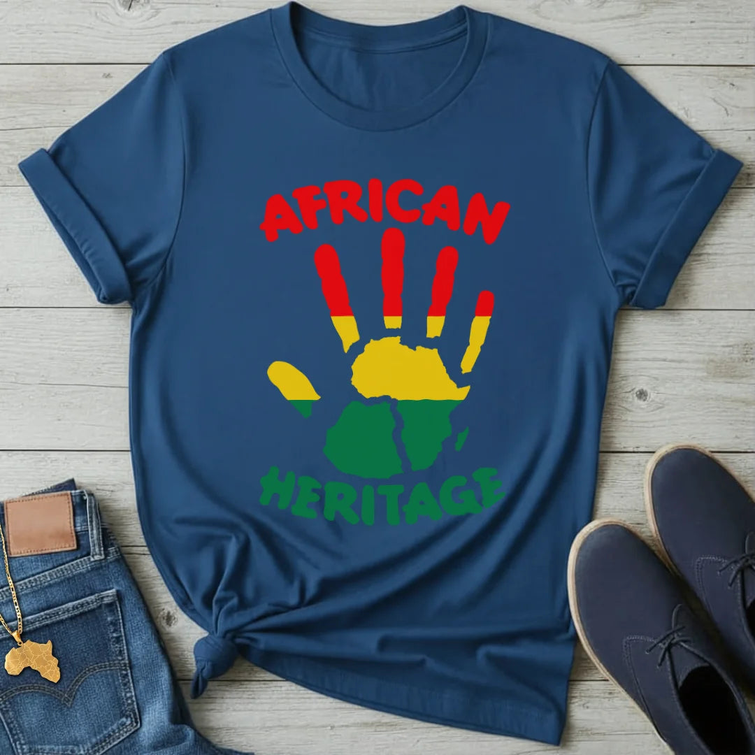 African Heritage Imprint T-Shirt