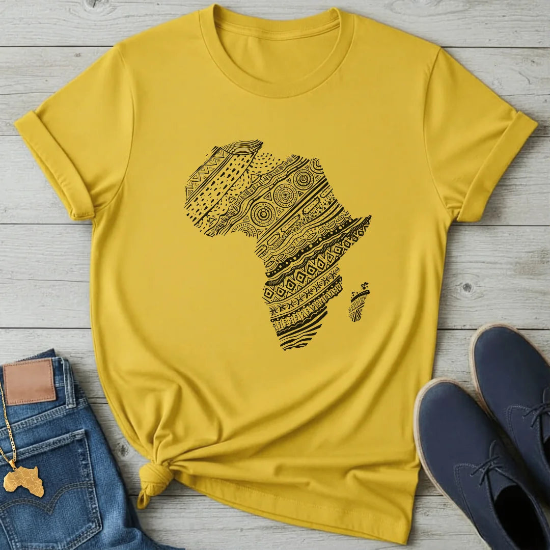Pattern Map Africa T-Shirt