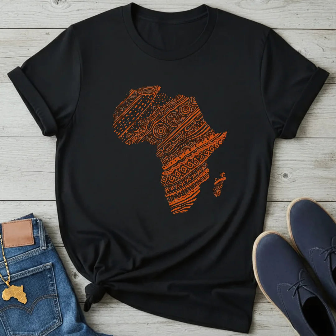 Pattern Map Africa T-Shirt