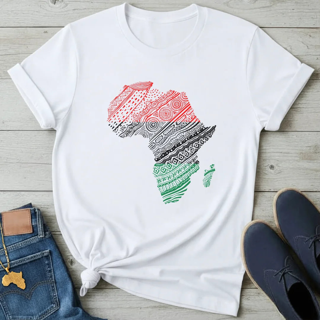 Pattern Map Africa T-Shirt