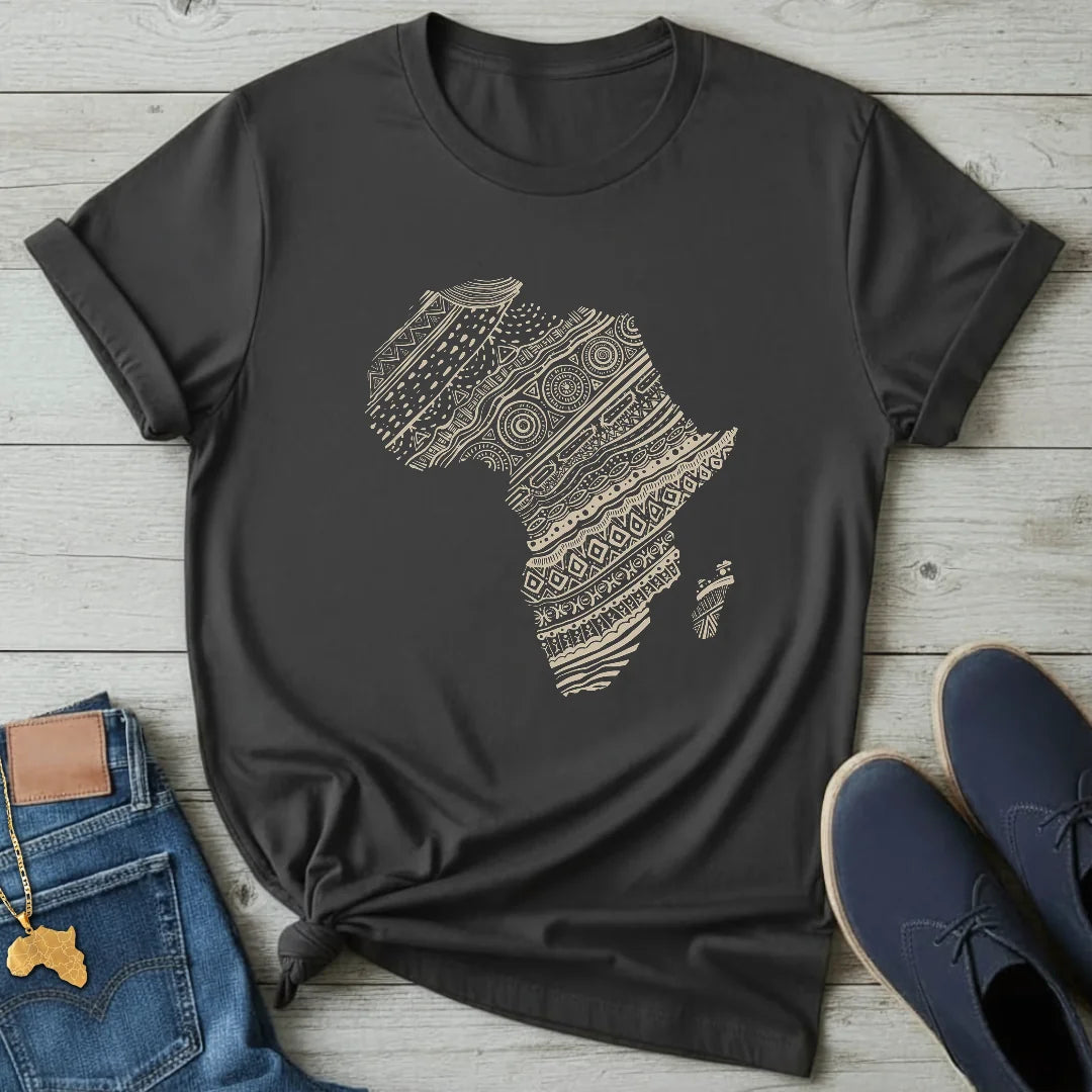Pattern Map Africa T-Shirt