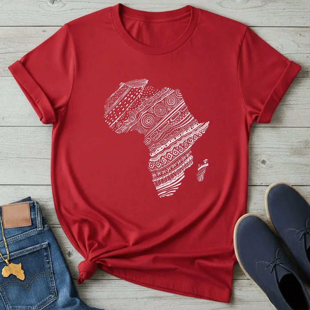 Pattern Map Africa T-Shirt