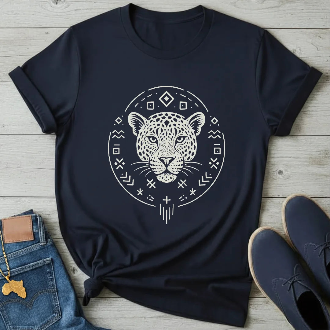 Lineart Leopard T-Shirt