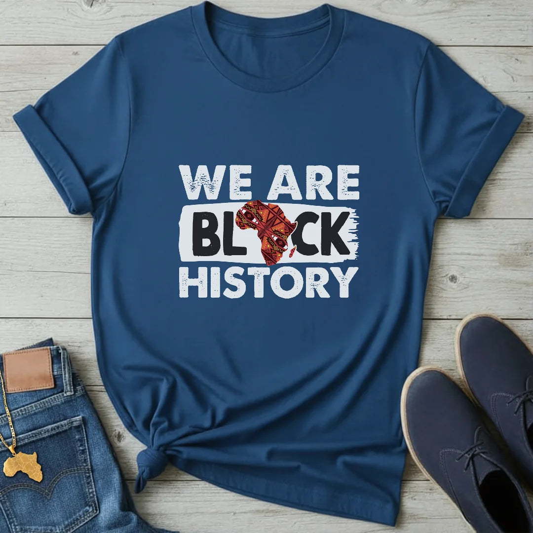 We Are Black History Map T-Shirt