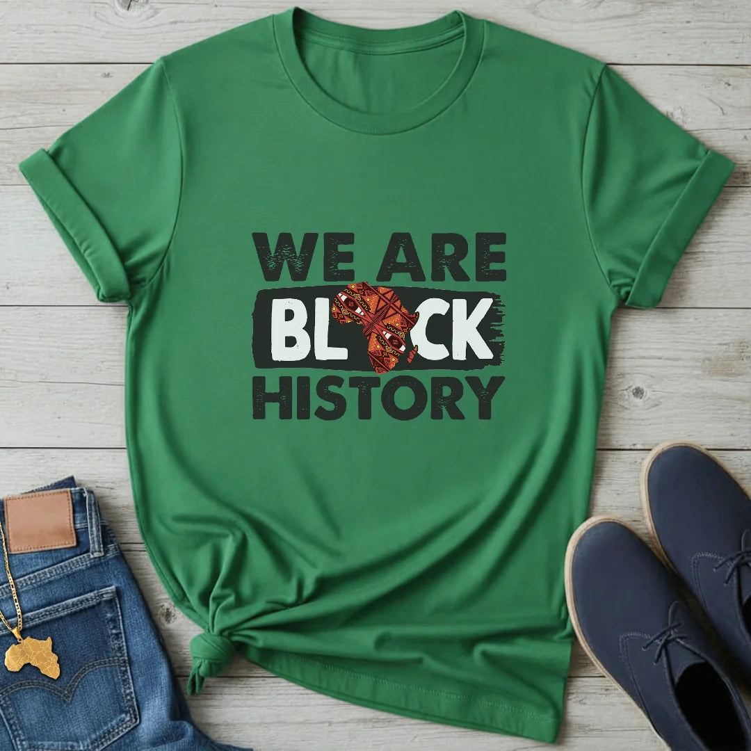We Are Black History Map T-Shirt