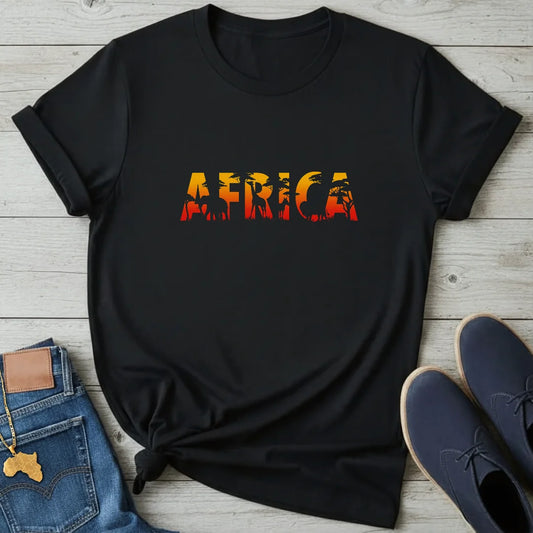 Africa Wildlife Silhouette T-Shirt
