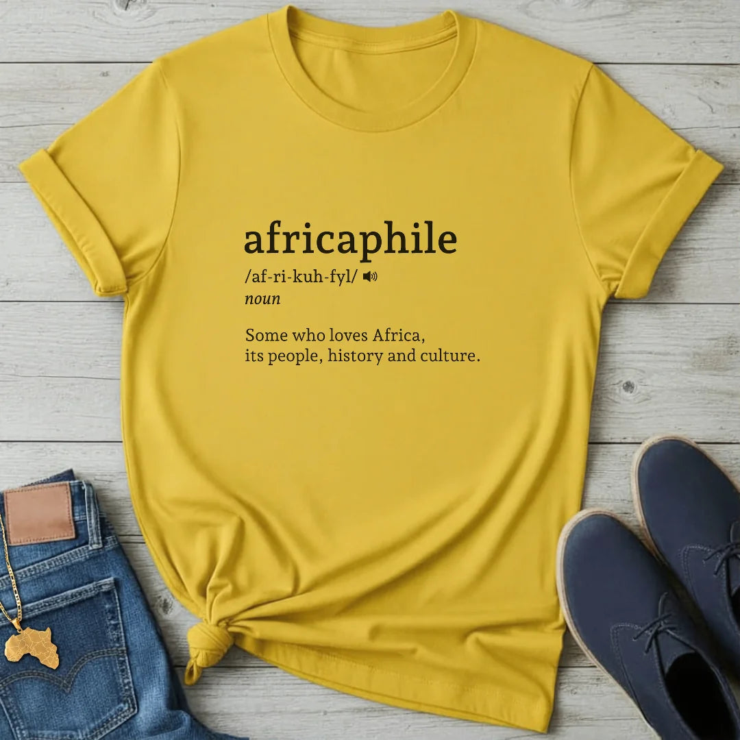 Africaphile Dictionary T-Shirt