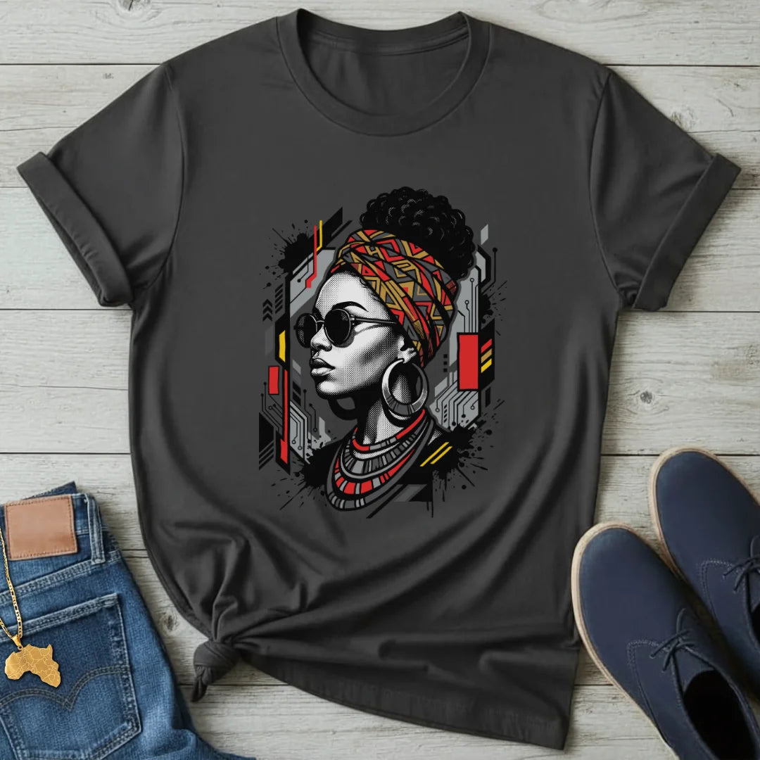Afrofuture Portrait T-Shirt