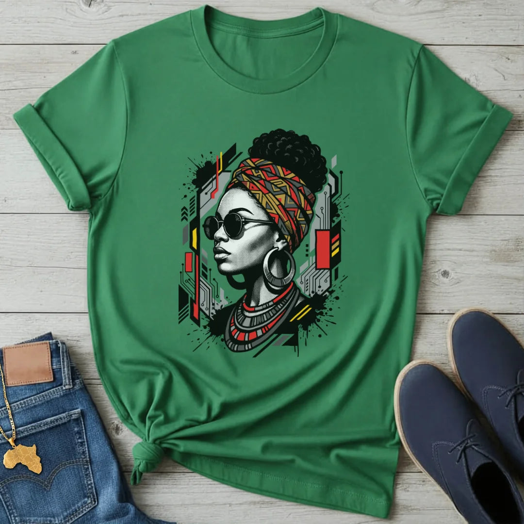 Afrofuture Portrait T-Shirt