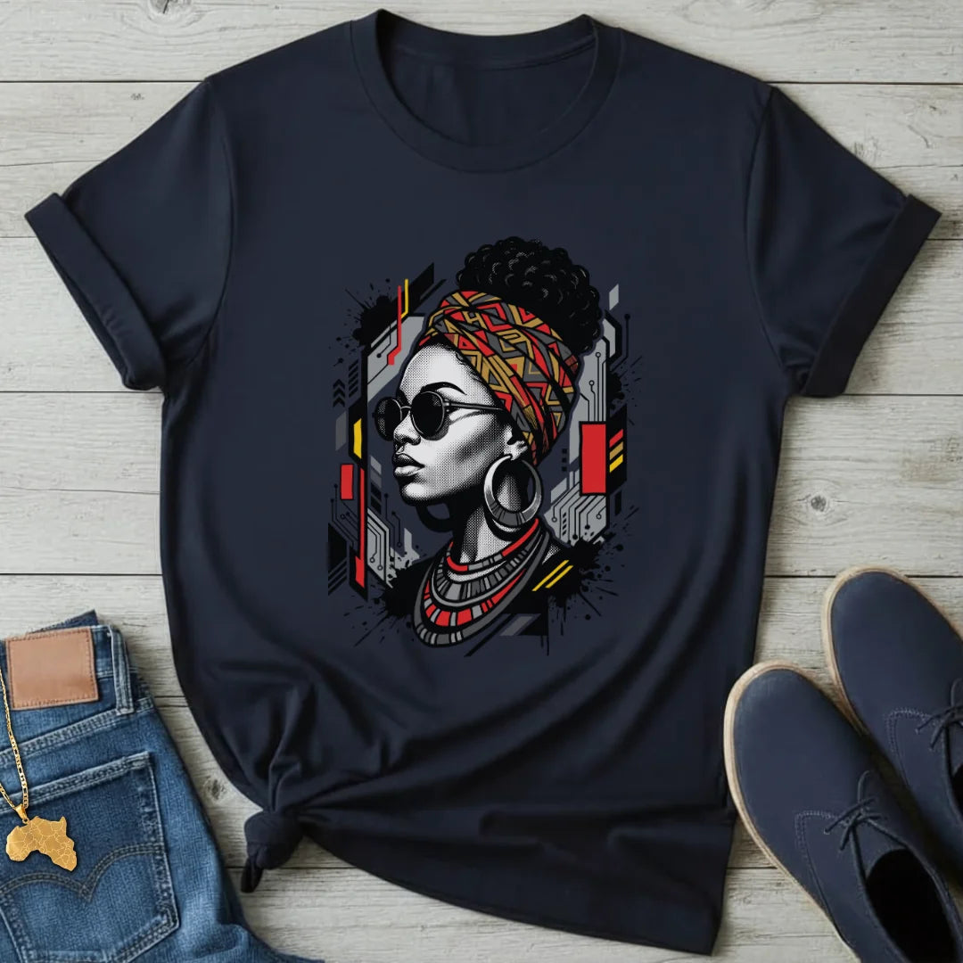 Afrofuture Portrait T-Shirt