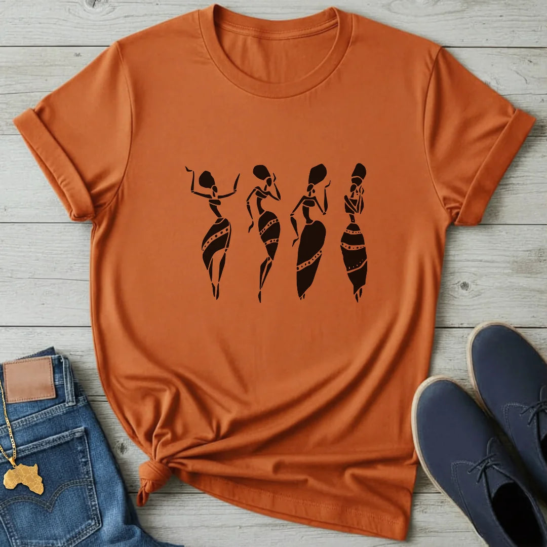 Abstract Dancer Silhouettes T-Shirt