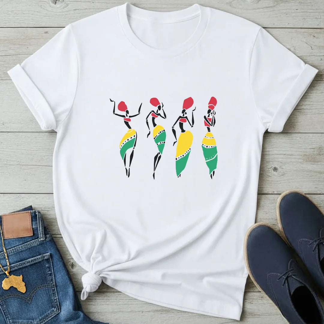 Abstract Dancer Silhouettes T-Shirt