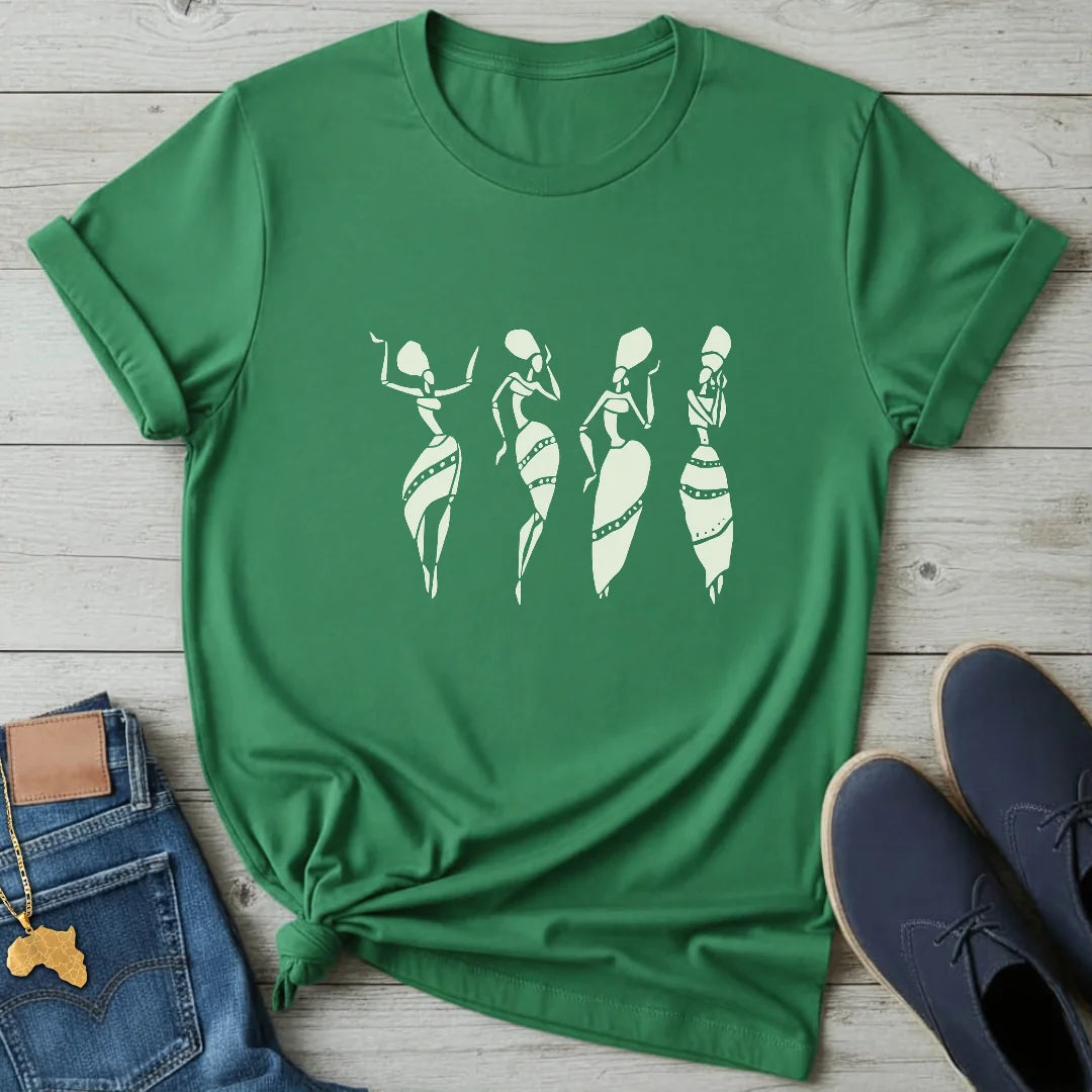 Abstract Dancer Silhouettes T-Shirt