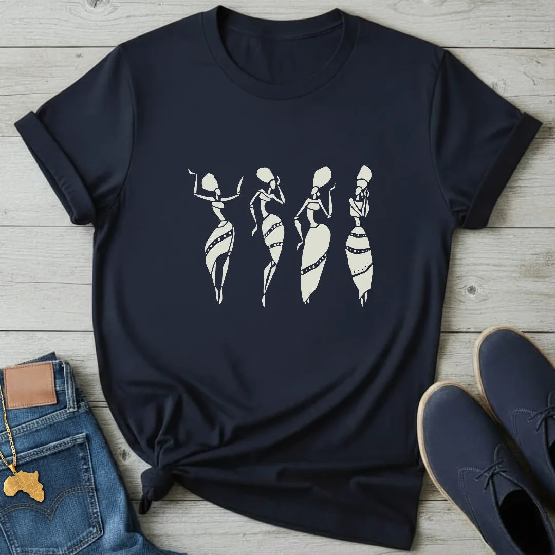 Abstract Dancer Silhouettes T-Shirt