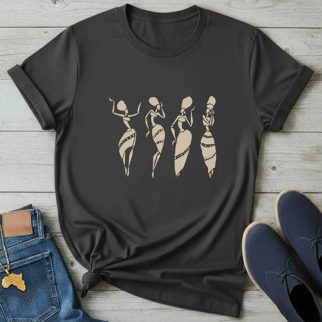 Abstract Dancer Silhouettes T-Shirt