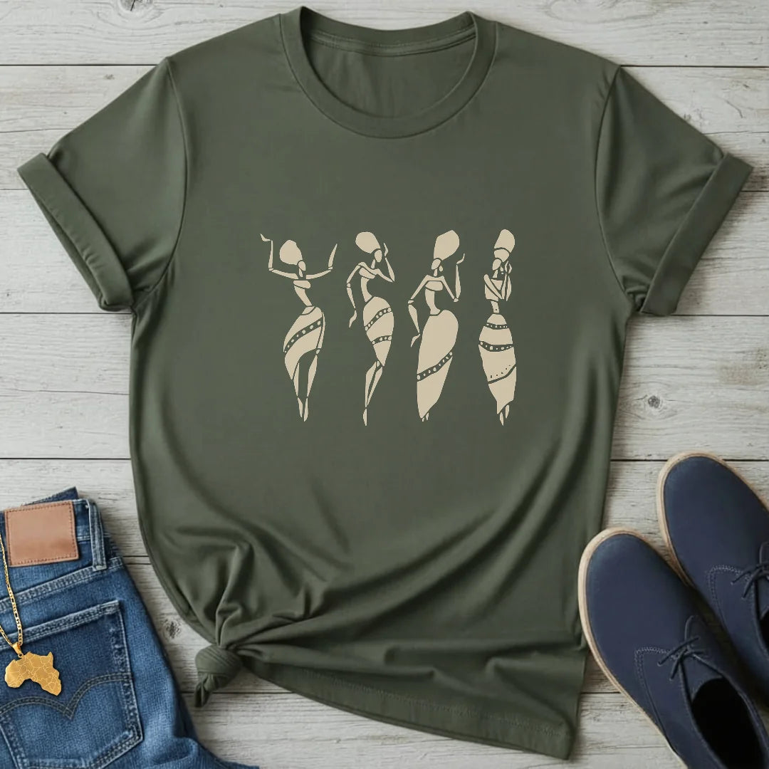 Abstract Dancer Silhouettes T-Shirt