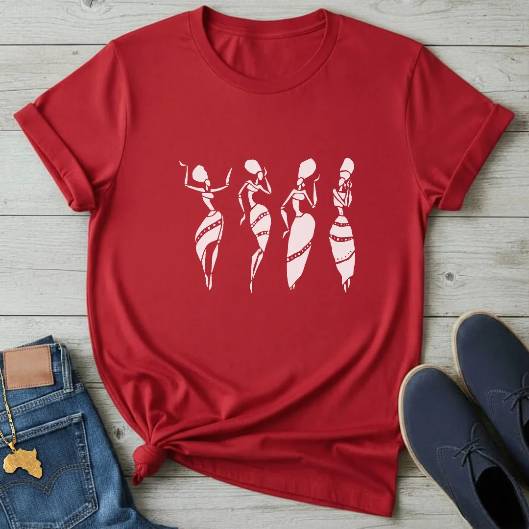 Abstract Dancer Silhouettes T-Shirt