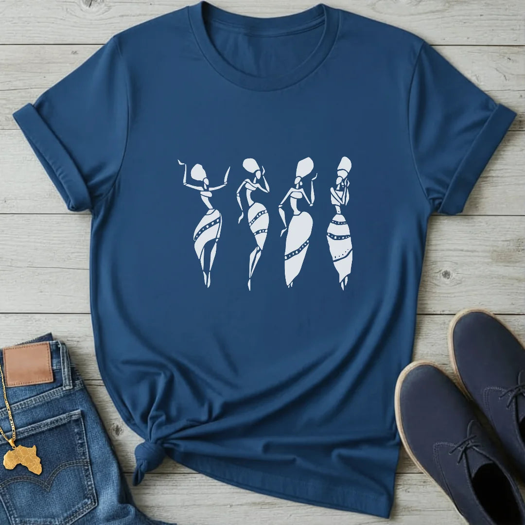 Abstract Dancer Silhouettes T-Shirt