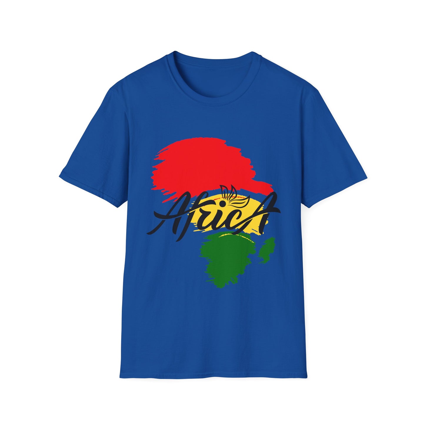 Africa Brush Stroke Map T-Shirt - Regular Fit