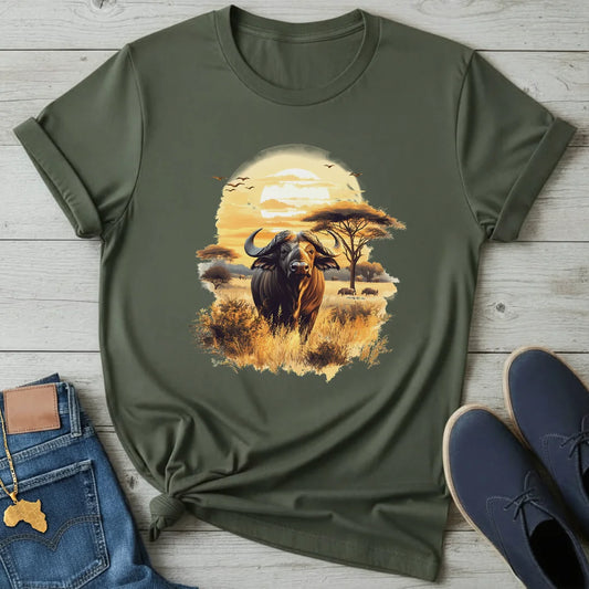 Watercolor Buffalo T-Shirt