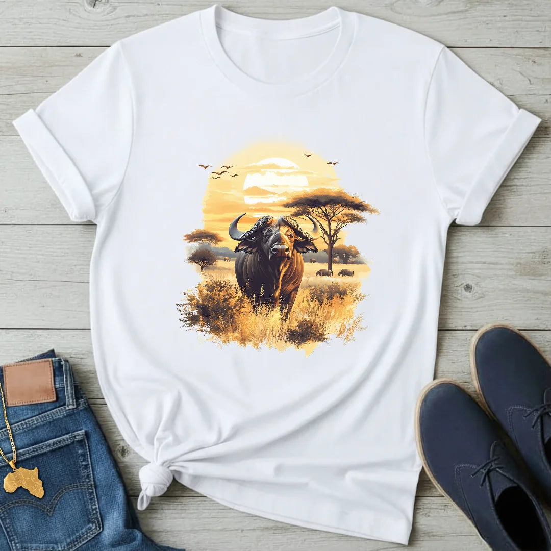Watercolor Buffalo T-Shirt