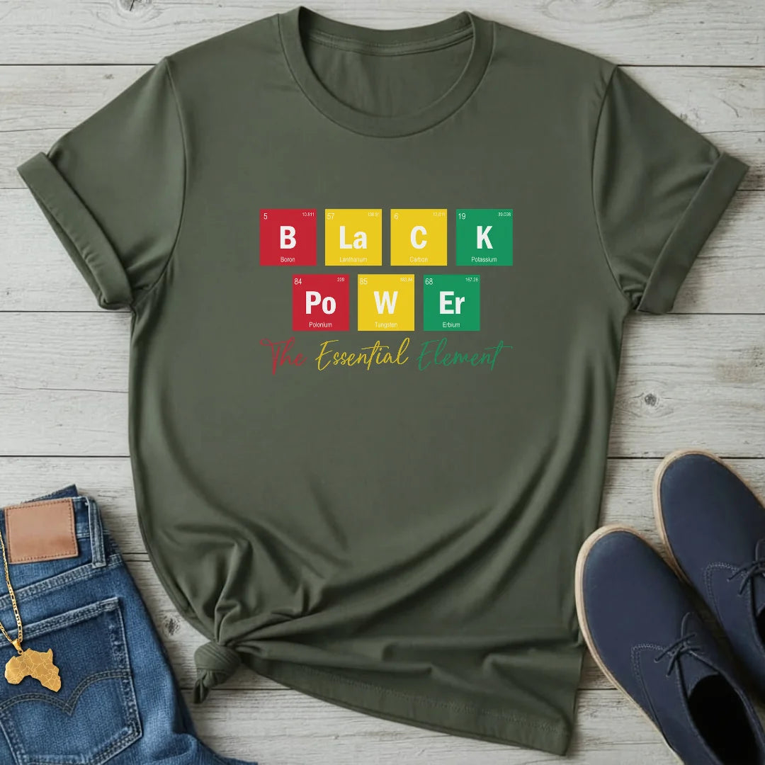 Black Power Element T-Shirt