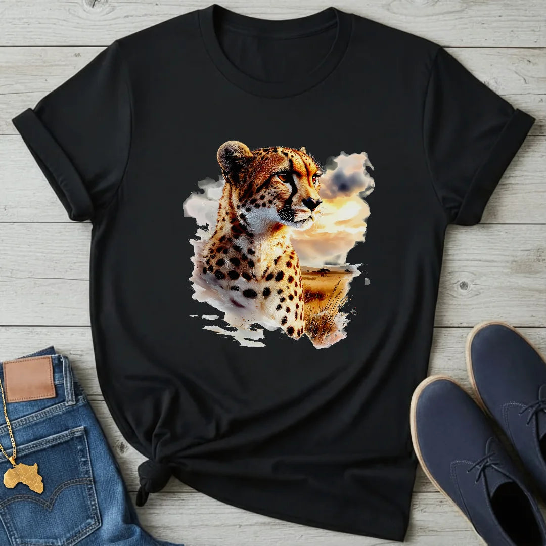 Watercolor Cheetah T-Shirt