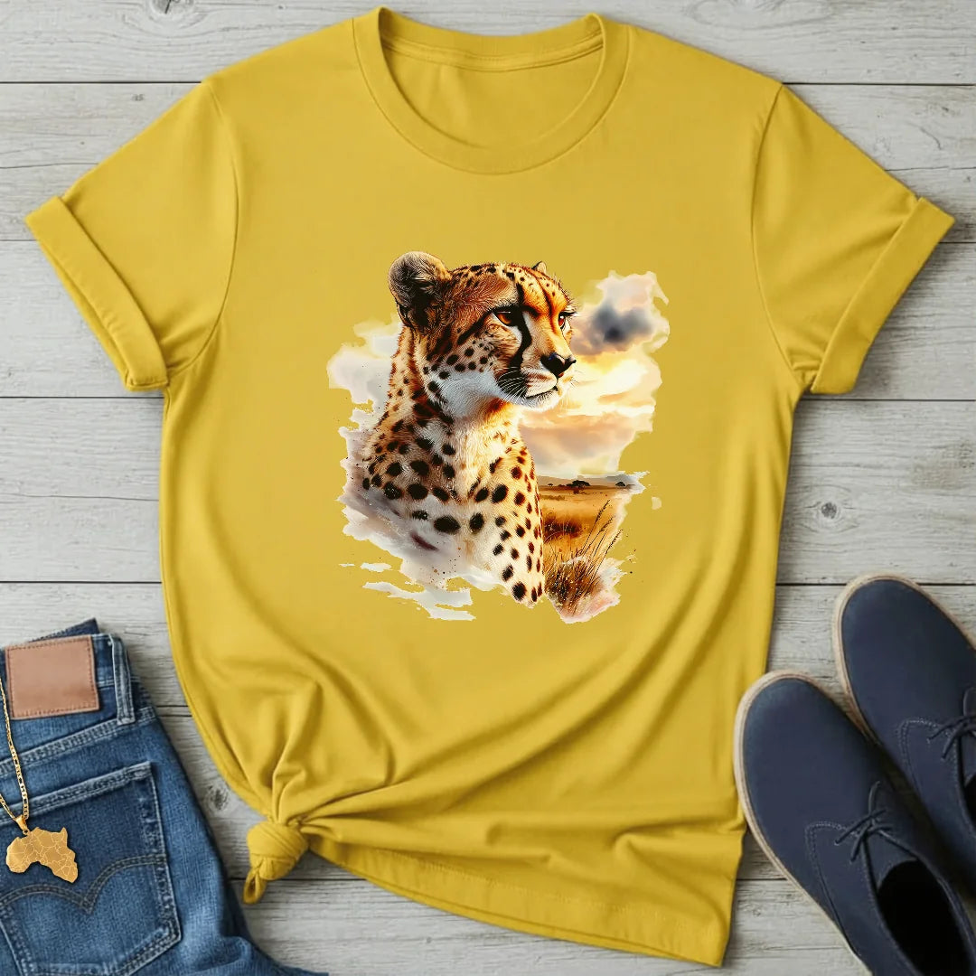 Watercolor Cheetah T-Shirt