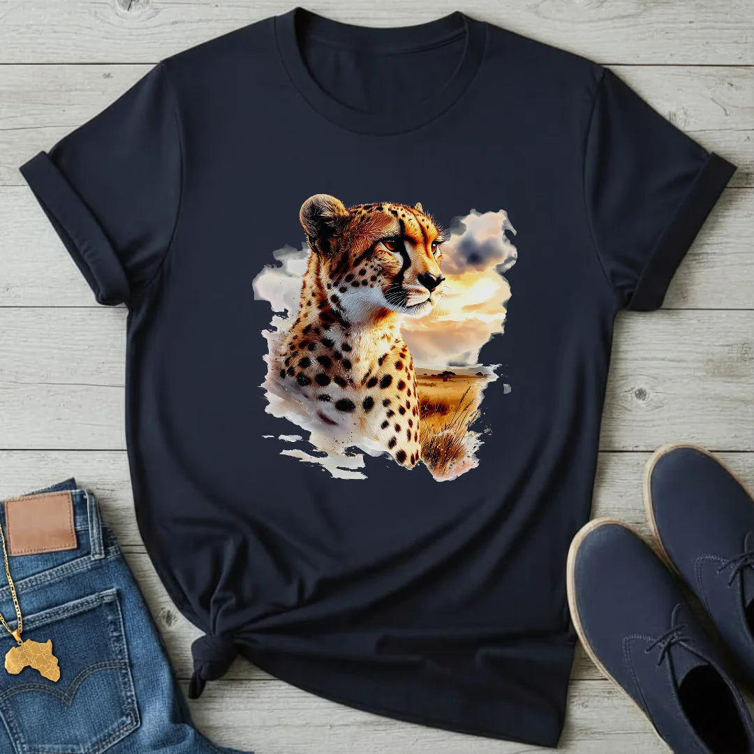 Watercolor Cheetah T-Shirt