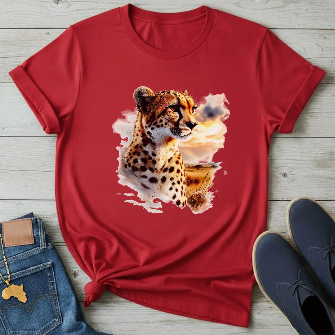 Watercolor Cheetah T-Shirt