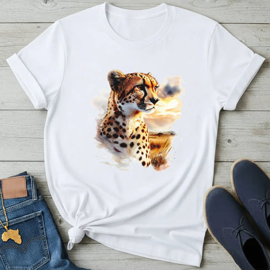 Watercolor Cheetah T-Shirt
