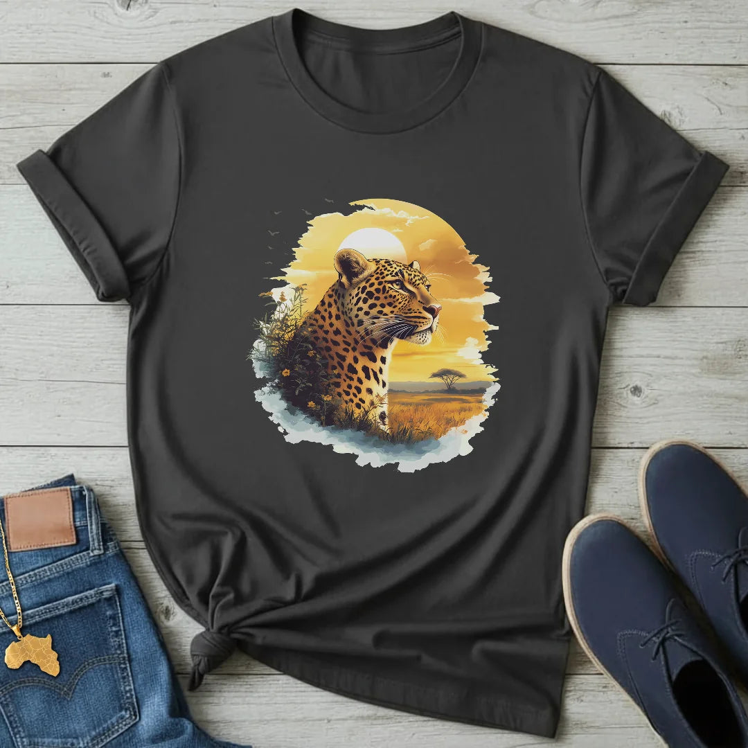 Watercolor Leopard T-Shirt