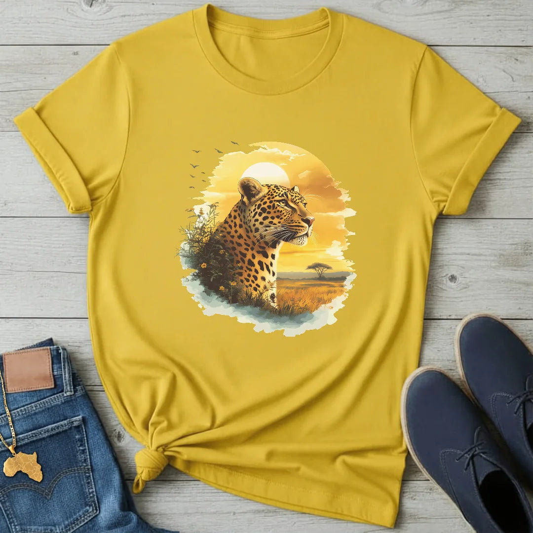Watercolor Leopard T-Shirt