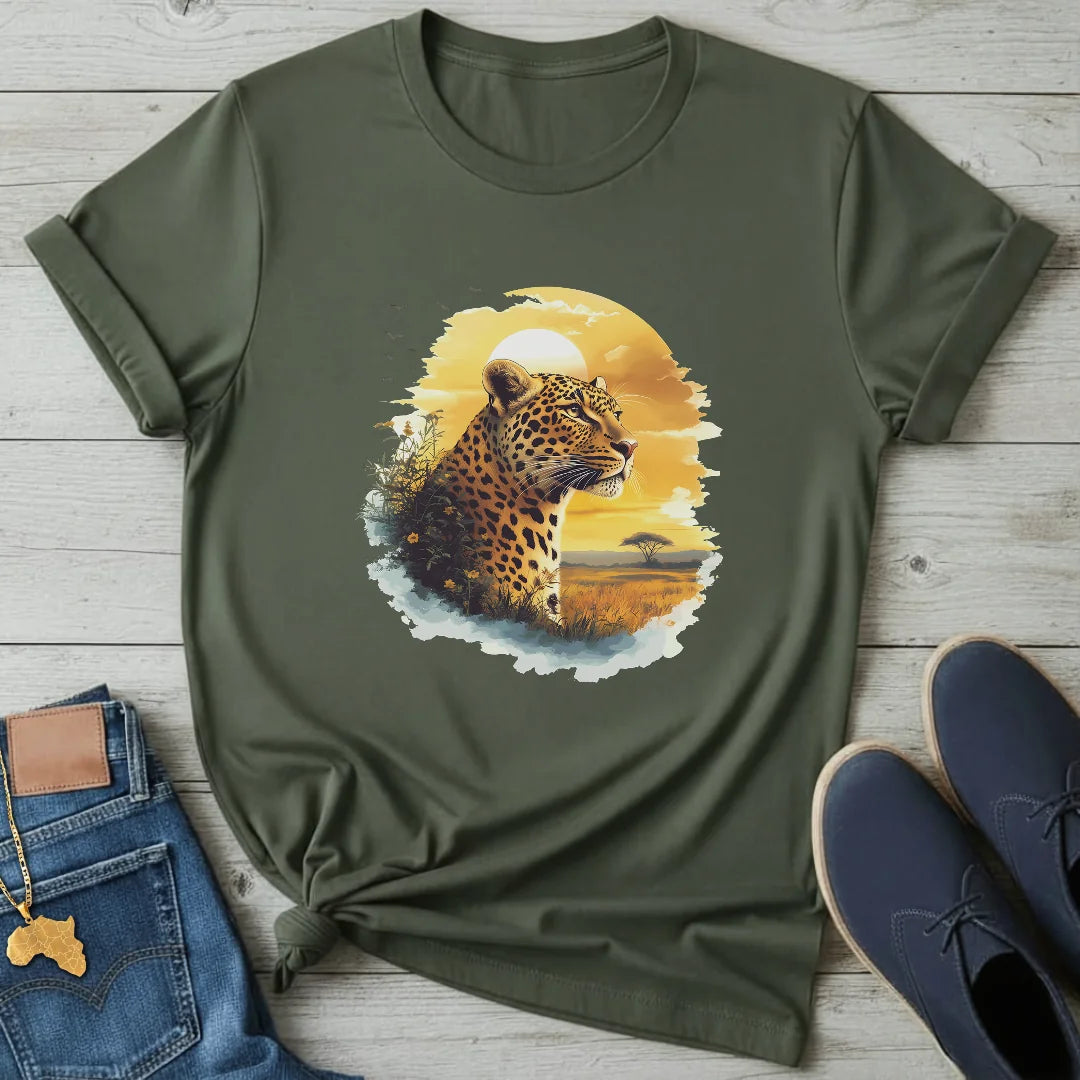 Watercolor Leopard T-Shirt