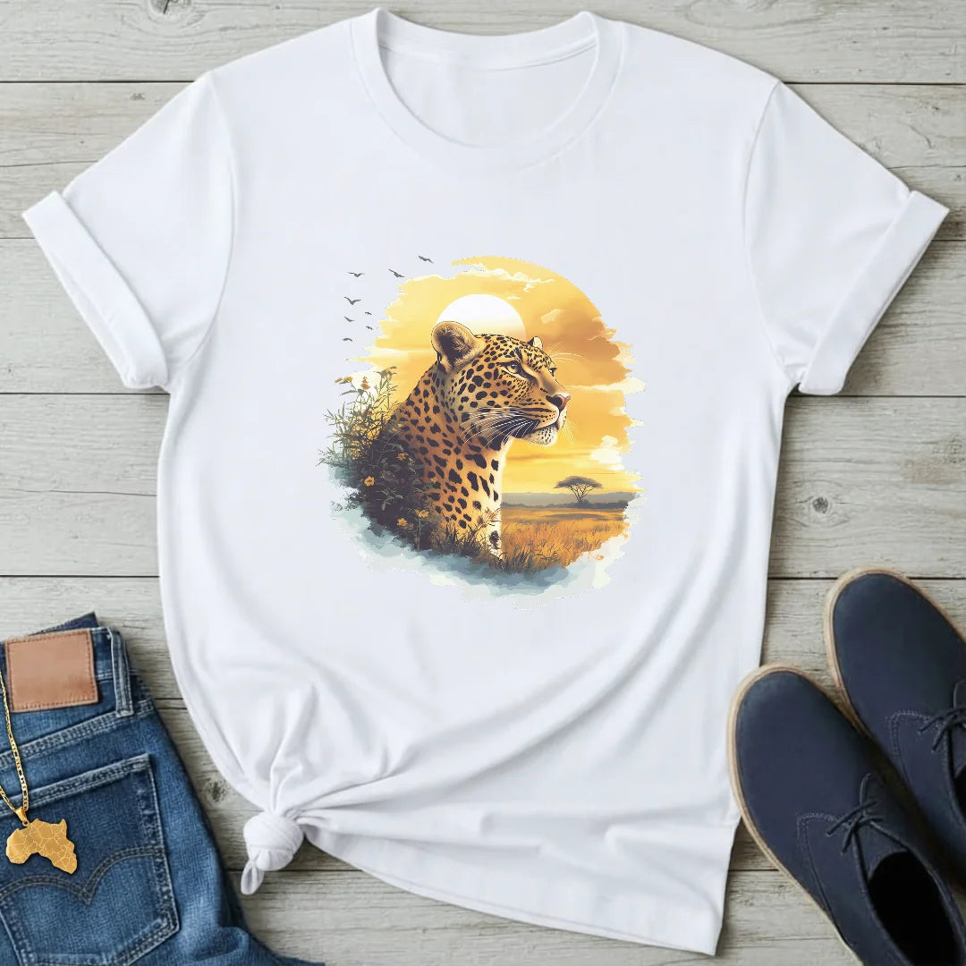 Watercolor Leopard T-Shirt