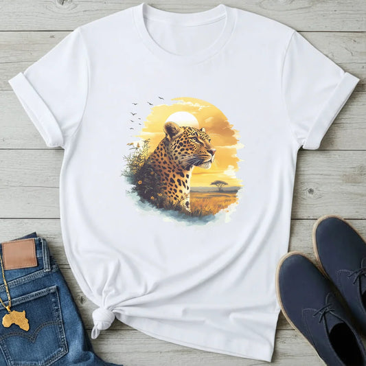 Watercolor Leopard T-Shirt