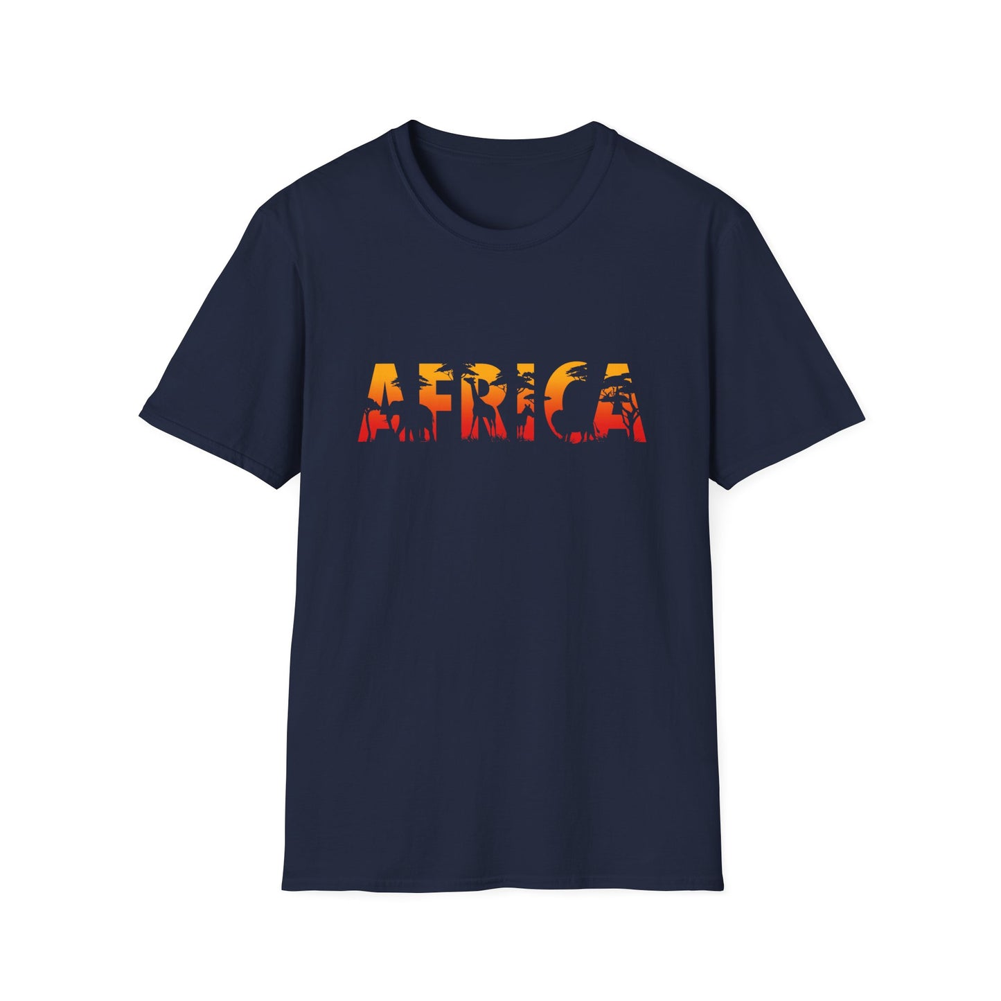 Africa Wildlife Silhouette T-Shirt - Regular Fit