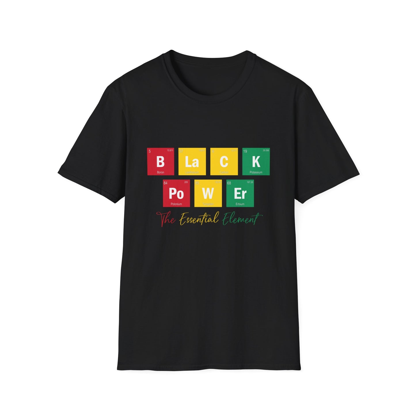 Black Power Element T-Shirt - Regular Fit