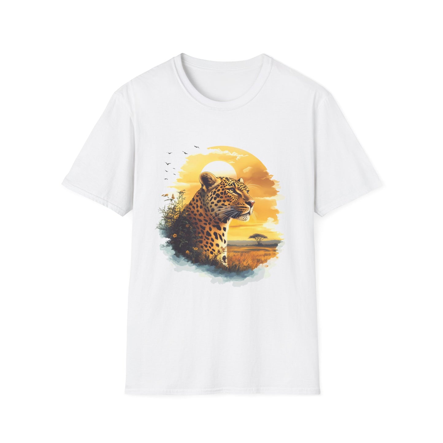 Watercolor Leopard T-Shirt - Regular Fit